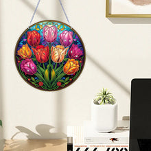 Load image into Gallery viewer, PVC Glass Special Shaped Color Pattern Diamond Painting Hanging Suncatcher