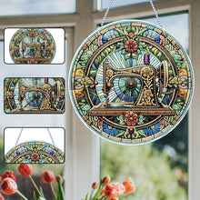 Load image into Gallery viewer, PVC Glass Special Shaped Color Pattern Diamond Painting Hanging Suncatcher