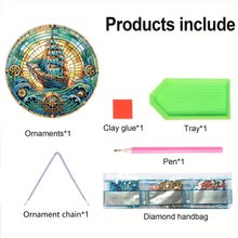 Load image into Gallery viewer, PVC Glass Special Shaped Color Pattern Diamond Painting Hanging Suncatcher