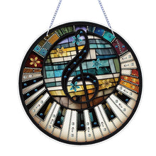 Load image into Gallery viewer, PVC Glass Special Shaped Color Pattern Diamond Painting Hanging Suncatcher