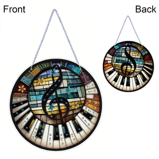 PVC Glass Special Shaped Color Pattern Diamond Painting Hanging Suncatcher