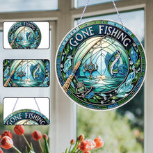 Load image into Gallery viewer, PVC Glass Special Shaped Color Pattern Diamond Painting Hanging Suncatcher