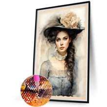 Load image into Gallery viewer, Diamond Painting - Full Round - Lady (40*60CM)