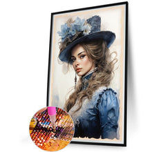Load image into Gallery viewer, Diamond Painting - Full Round - Lady (40*60CM)
