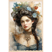 Load image into Gallery viewer, Diamond Painting - Full Round - Lady (40*60CM)