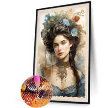 Load image into Gallery viewer, Diamond Painting - Full Round - Lady (40*60CM)