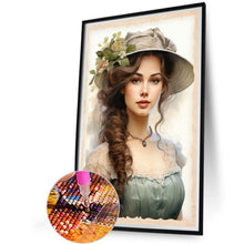 Load image into Gallery viewer, Diamond Painting - Full Round - Lady (40*60CM)