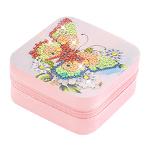 Load image into Gallery viewer, PU Special Shaped Butterfly Diamond Painting Jewelry Display Box for Women Girls