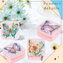 Load image into Gallery viewer, PU Special Shaped Butterfly Diamond Painting Jewelry Display Box for Women Girls