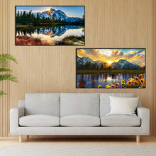 Load image into Gallery viewer, 2pcs Round Diamond Painting Set - Landscape (70*40CM)