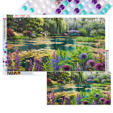 Load image into Gallery viewer, 2pcs Round Diamond Painting Set - Landscape (70*40CM)