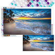 Load image into Gallery viewer, 2pcs Round Diamond Painting Set - Landscape (70*40CM)