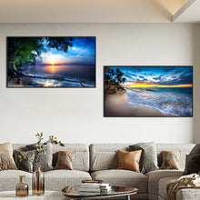 Load image into Gallery viewer, 2pcs Round Diamond Painting Set - Landscape (70*40CM)