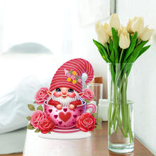 Load image into Gallery viewer, Acrylic Special Shaped Gnome Diamond Painting Desktop Ornaments Kit for Beginner