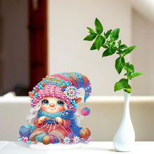 Load image into Gallery viewer, Acrylic Special Shaped Gnome Diamond Painting Desktop Ornaments Kit for Beginner