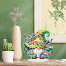 Load image into Gallery viewer, Acrylic Special Shaped Gnome Diamond Painting Desktop Ornaments Kit for Beginner
