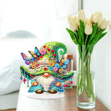 Load image into Gallery viewer, Acrylic Special Shaped Gnome Diamond Painting Desktop Ornaments Kit for Beginner