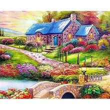 Load image into Gallery viewer, 6pcs Round Diamond Painting Set - Beautiful scenery (40*30CM)