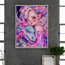 Load image into Gallery viewer, Diamond Painting - Full Square - Pet girl (30*40CM)