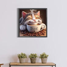 Load image into Gallery viewer, Diamond Painting - Full Round - Cat cafe (40*40CM)