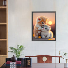 Load image into Gallery viewer, Diamond Painting - Full Round - Cuddle cat (40*50CM)
