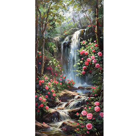 Diamond Painting - Full Square - Mountain stream (40*80CM)