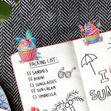 Load image into Gallery viewer, 6Pcs Cupcake Acrylic Diamond Painting Sticky Clips for Poster Photo Light