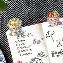 Load image into Gallery viewer, 6Pcs Cupcake Acrylic Diamond Painting Self Adhesive Clips for Poster Photo