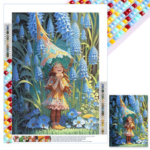 Load image into Gallery viewer, Diamond Painting - Full Square - Flower girl (30*40CM)