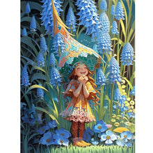 Load image into Gallery viewer, Diamond Painting - Full Square - Flower girl (30*40CM)