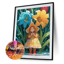 Load image into Gallery viewer, Diamond Painting - Full Square - Flower girl (30*40CM)