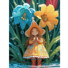 Load image into Gallery viewer, Diamond Painting - Full Square - Flower girl (30*40CM)