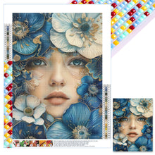 Load image into Gallery viewer, Diamond Painting - Full Square - Flower woman (30*40CM)