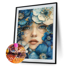 Load image into Gallery viewer, Diamond Painting - Full Square - Flower woman (30*40CM)