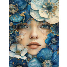 Load image into Gallery viewer, Diamond Painting - Full Square - Flower woman (30*40CM)