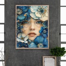 Load image into Gallery viewer, Diamond Painting - Full Square - Flower woman (30*40CM)