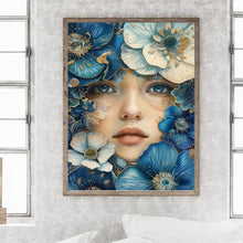 Load image into Gallery viewer, Diamond Painting - Full Square - Flower woman (30*40CM)