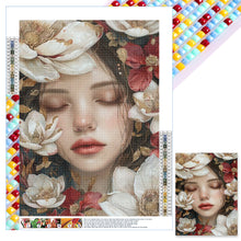 Load image into Gallery viewer, Diamond Painting - Full Square - Flower woman (30*40CM)