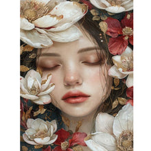 Load image into Gallery viewer, Diamond Painting - Full Square - Flower woman (30*40CM)