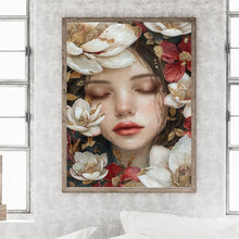 Load image into Gallery viewer, Diamond Painting - Full Square - Flower woman (30*40CM)