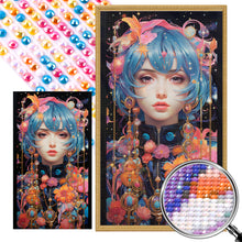 Load image into Gallery viewer, AB Diamond Painting - Full Round - Girl of the linen (40*70CM)