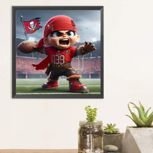 Load image into Gallery viewer, Diamond Painting - Full Round - Tampa Bay Buccaneers Football (30*30CM)
