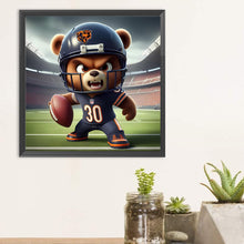 Load image into Gallery viewer, Diamond Painting - Full Round - Chicago Bears Football (30*30CM)