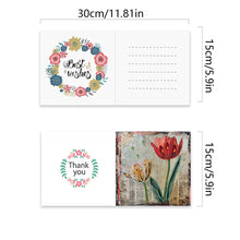 Load image into Gallery viewer, 6Pcs Animal Flower DIY Diamond Painting Greeting Card 5D Drill Painting Card Kit