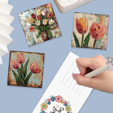 Load image into Gallery viewer, 6Pcs Animal Flower DIY Diamond Painting Greeting Card 5D Drill Painting Card Kit