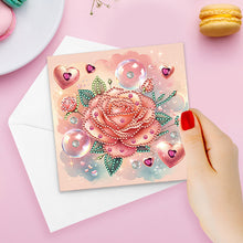 Load image into Gallery viewer, 6Pcs Animal Flower DIY Diamond Painting Greeting Card 5D Drill Painting Card Kit