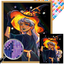 Load image into Gallery viewer, AB Diamond Painting - Full Square - Witch (40*50CM)