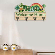 Load image into Gallery viewer, Wooden Calendar Rhinestone Painting Keychain Hanger Diamond Art Craft Wall Hooks