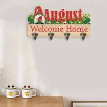 Load image into Gallery viewer, Wooden Calendar Rhinestone Painting Keychain Hanger Diamond Art Craft Wall Hooks