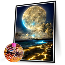 Load image into Gallery viewer, 4pcs Round Diamond Painting Set - Moonlight (30*40CM)